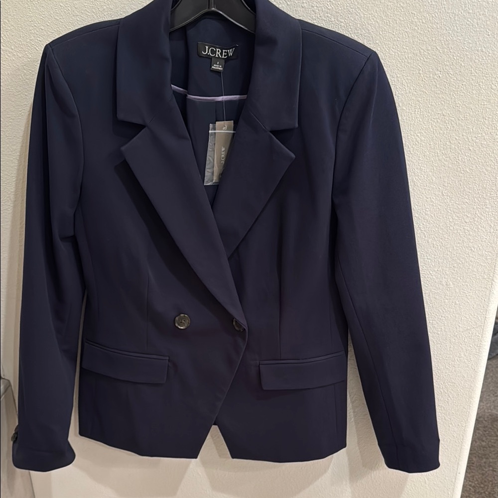 J. Crew Women's Navy Blazer